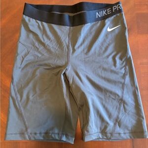 Nike Pro Dark Gray Bike Shorts